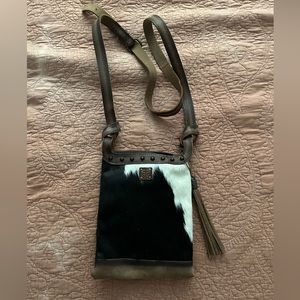 STS cowhide crossbody bag